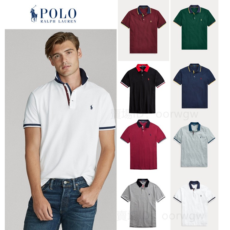 áo polo Ngắn Tay In Logo Ralph Lauren Thời Trang Mùa Hè Dành Cho Nam