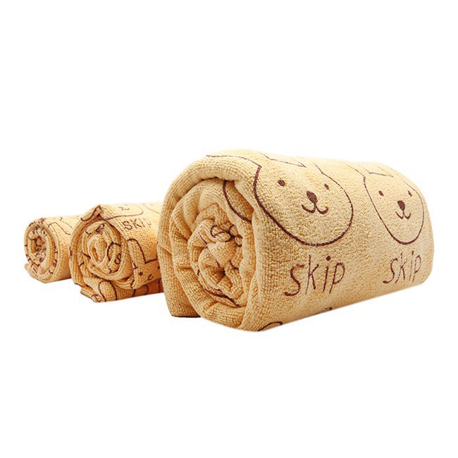 set 3 khăn tắm 140x75cm +khăn mặt 25x50cm+ khăn gội 35x75cm