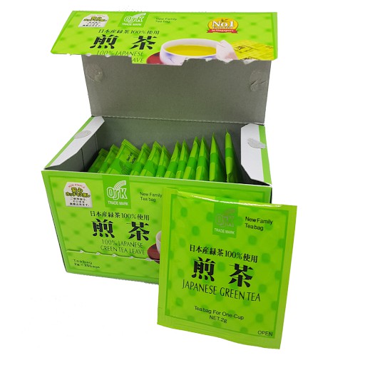 Trà xanh túi lọc OSK Nhật Bản hộp 50 gói (date 11/2022)