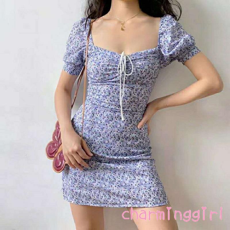 Đầm Voan Hoa Cổ Chữ V Thời Trang Dành Cho Nữ | BigBuy360 - bigbuy360.vn