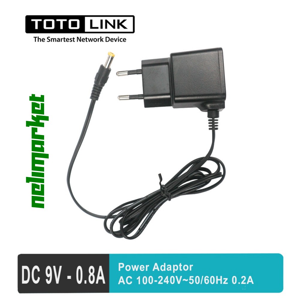 Totolink Bộ Chuyển Đổi Nguồn 9v 0.8a 9v 0.5a & 5v 0.5a Cho N300Rt N200Re N355Rt A720R N301 F3 F9