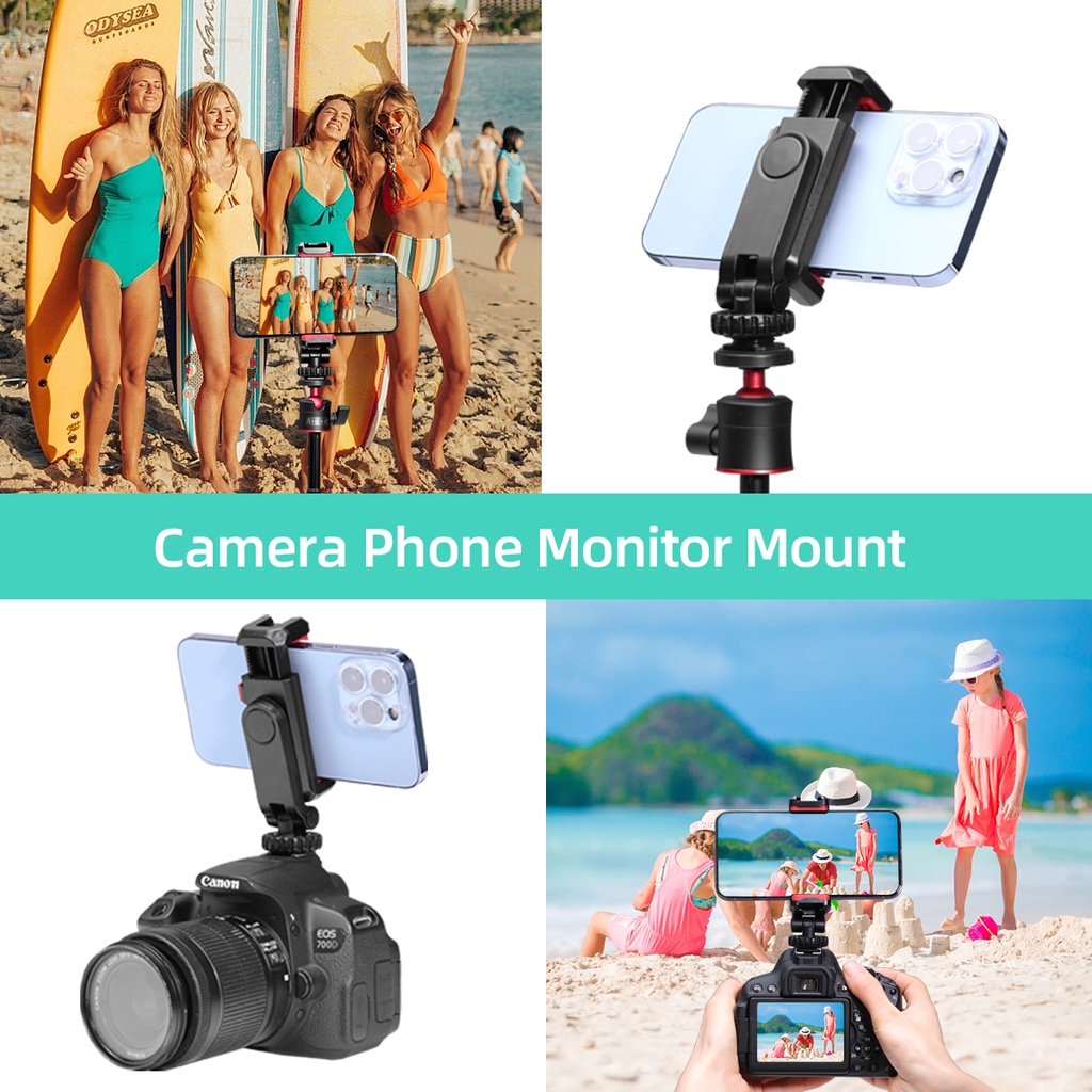 Bộ Chuyển Đổi Tripod 360 Độ Cho Điện Thoại° Giá Đỡ Kẹp Điện Thoại Có Thể Điều Chỉnh Dành Cho IPhone Và Hầu Hết Các Dòng Điện Thoại Thông Minh