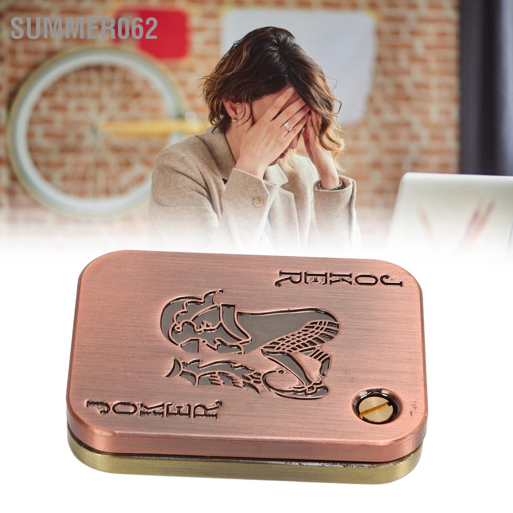 [Hàng Sẵn] Đồ chơi trượt từ tính bằng kim loại Văn phòng dành cho người lớn ADHD Tự kỷ Lo lắng Căng thẳng Giảm căng Đẩy giác quan 【Summer062】