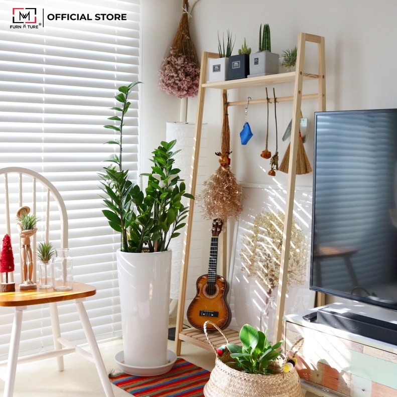 Giá treo đồ hình thang hàn quốc - Ladder hanger thương hiệu MW FURNITURE - Nội thất căn hộ