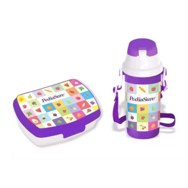 BỘ HỘP CƠM, BÌNH NƯỚC PEDIASURE- hàng KM
