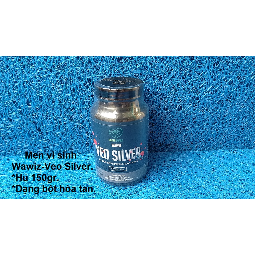 Men vi sinh WAWIZ-VEO SILVER hủ 150gr. Dùng cho hồ cá.