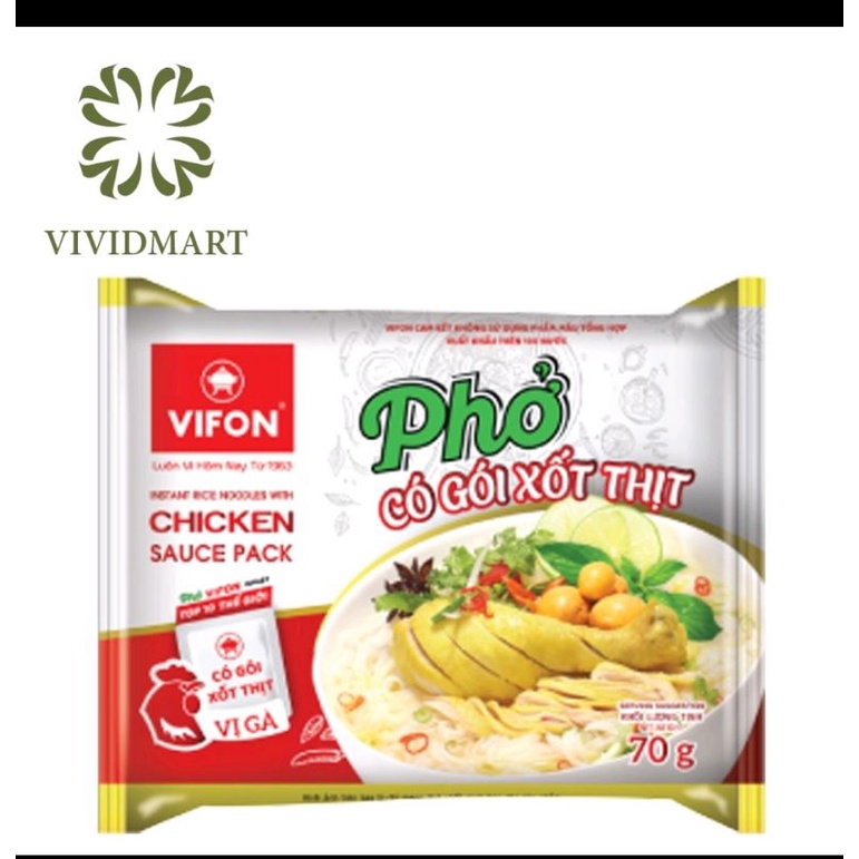 5 Gói Phở Bò Vifon 65g, Phở Bò, Gà Vifon Gói Thịt Thật 70g | BigBuy360 - bigbuy360.vn