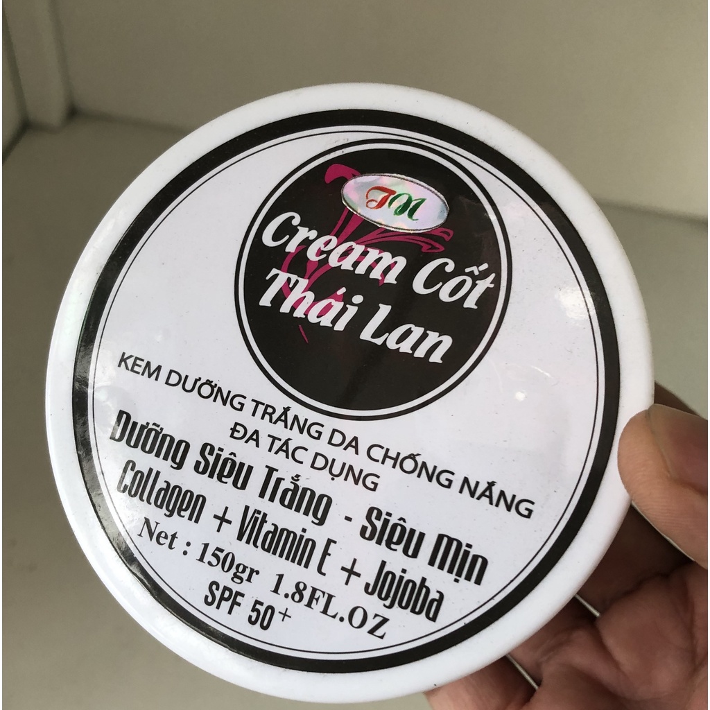 Kem Cốt Thái Lan Siêu Trắng Chuẩn hàng Thái 150g