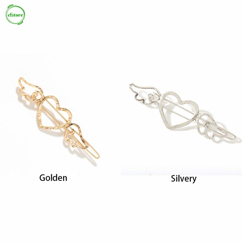 Kẹp tóc kim loại kiểu dáng dễ thương dành cho nữ