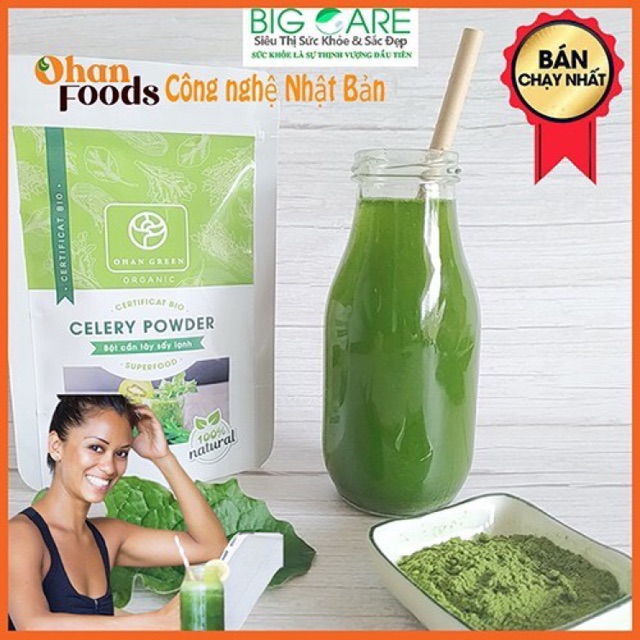 Bột cần tây giảm cân OhanGreen công nghệ Nhật Bản