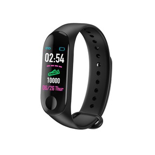 Vòng đeo tay theo dõi sức khỏe M3 plus,đo huyết áp, nhịp tim, đếm bước chân, xem tin nhắn, lắc tay sefie, chống nước.
