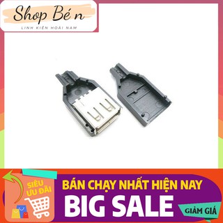 Đầu Jack USB A Đực, Cái Kèm Vỏ