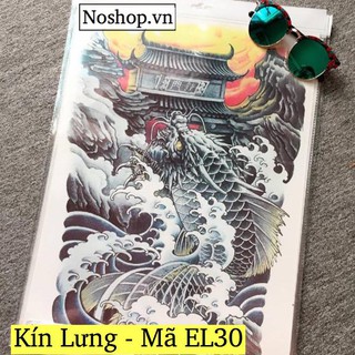 Hình Xăm Dán Kín Lưng EL30