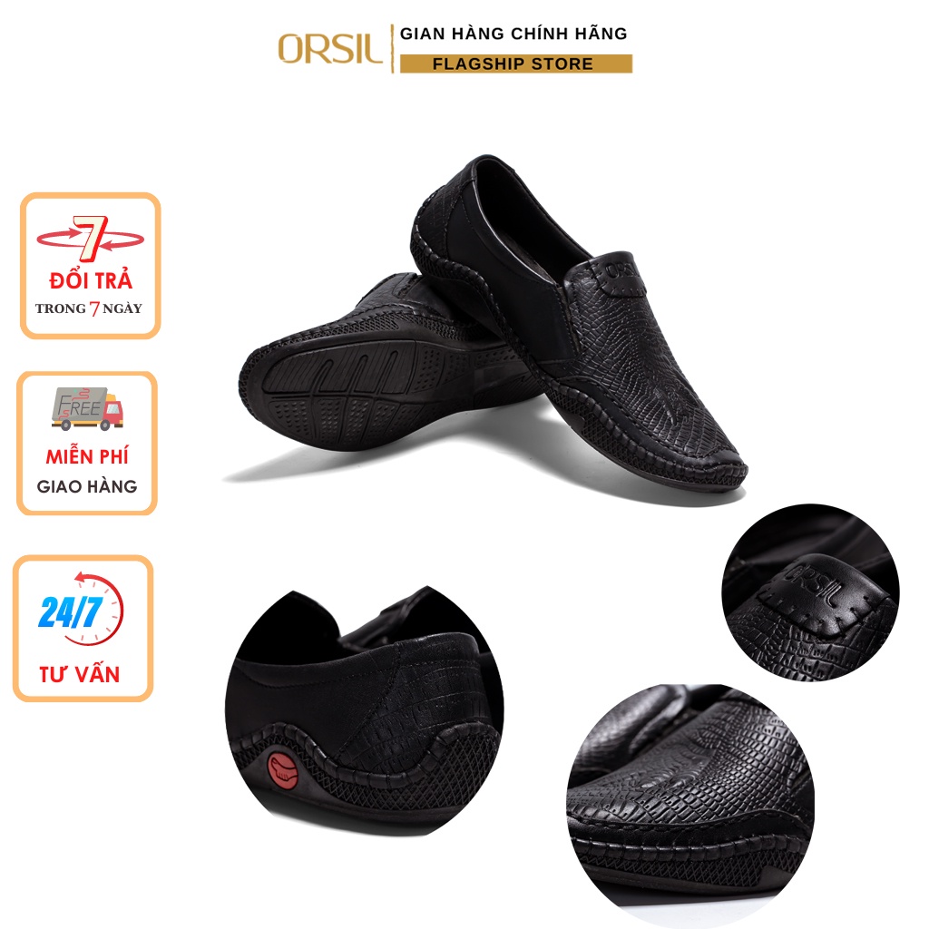 Giày da bò nam cao cấp ORSIL mã DCS01