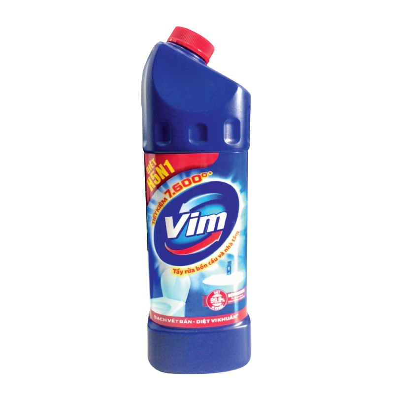 [ ĐỔ SỈ 33k/Chai ] Sỉ 30 Chai Nước Tẩy Bồn Cầu Vim Diệt Khuẩn (900ml) - Xanh Biển [ ĐỔ SỈ ]