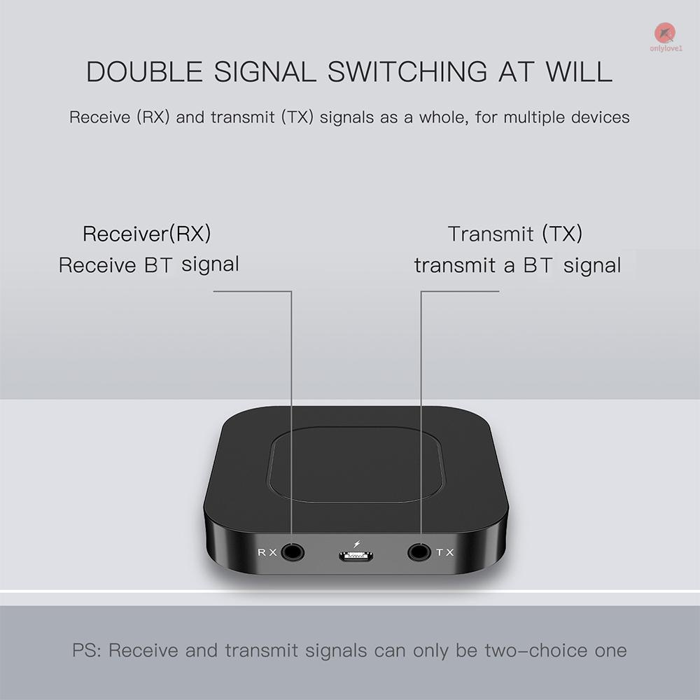 Bộ Thu Phát Bluetooth 5.0 Bts13 Đầu Cắm 3.5MM Cho PC TV Xe Hơi