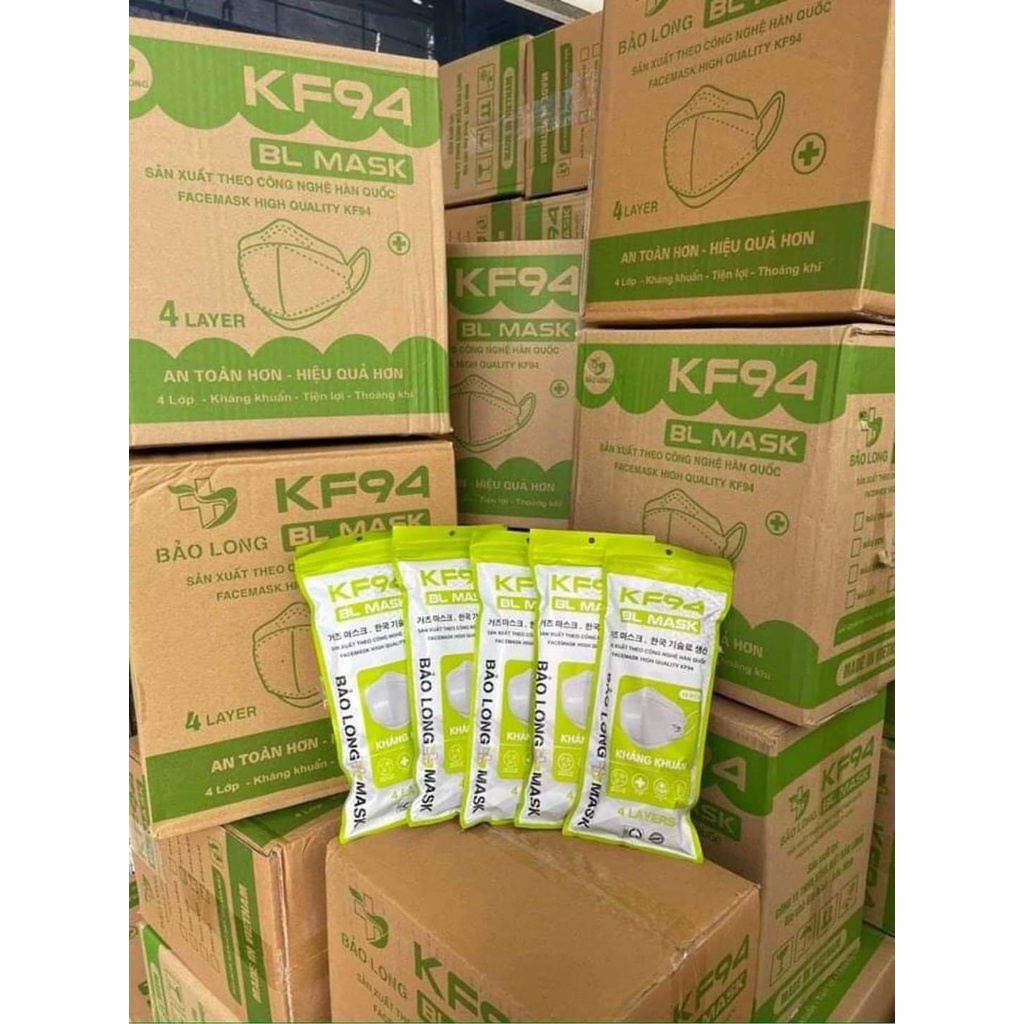 Khẩu Trang 4D KF94 BL 1 thùng 300 cái