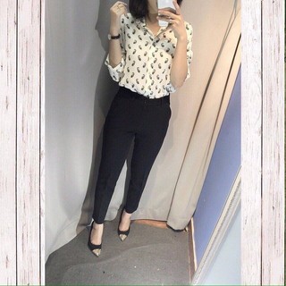 Quần tây công sở Asos màu đen/ xanh đen QAS295