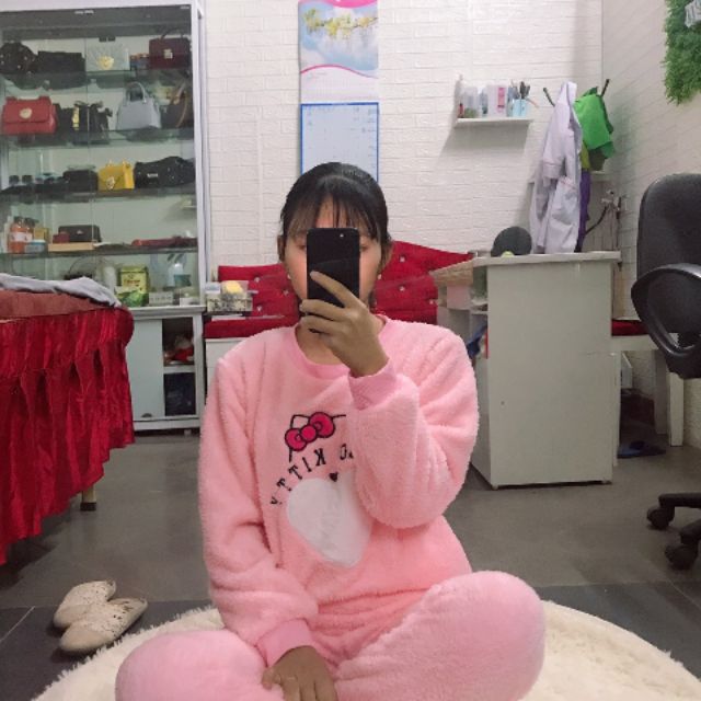 Bộ ngủ lông cừu