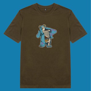 Áo thun unisex cotton in hình Half Skeleton series - Monster INC