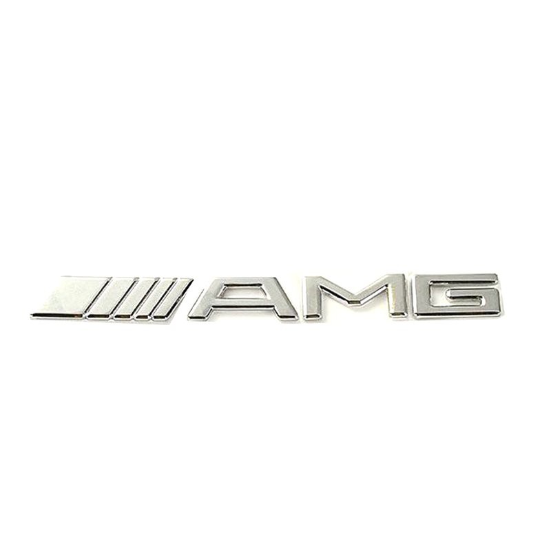 Chữ AMG mạ crom dán xe ô tô