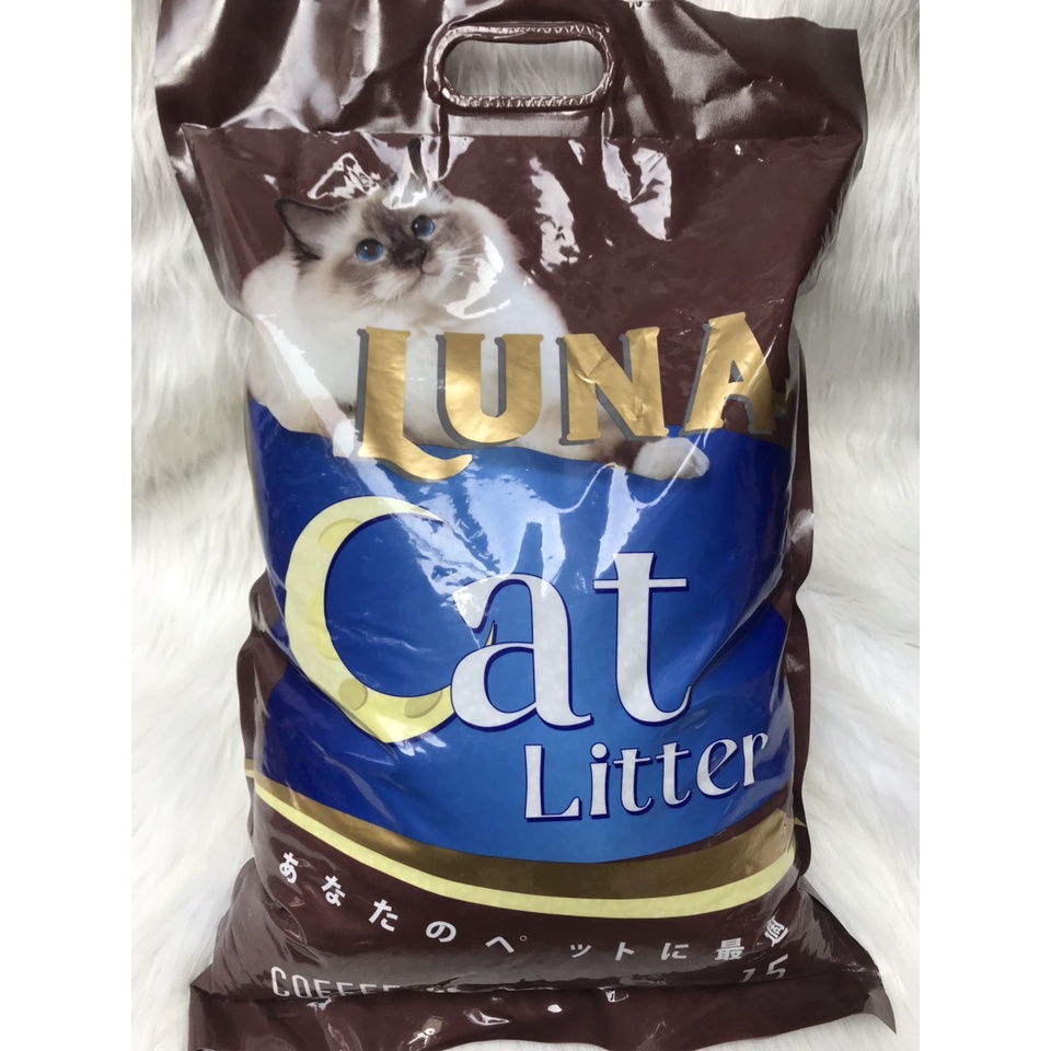 Cát vệ sinh cho mèo Luna 15L, Cát Luna 15L
