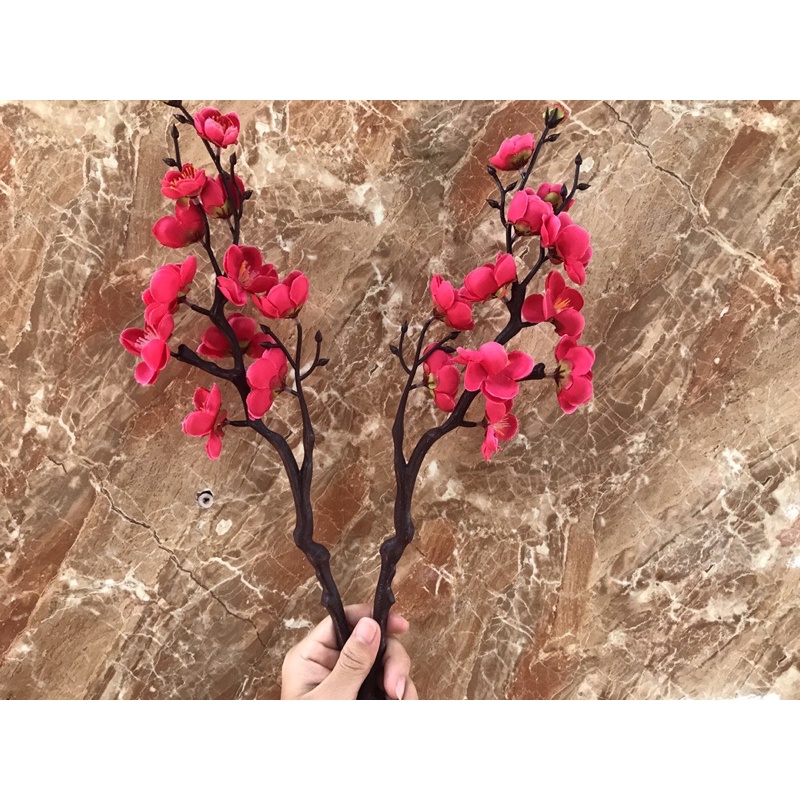 Đào Cổ cành 40cm trang trí ,Cắm bình!
