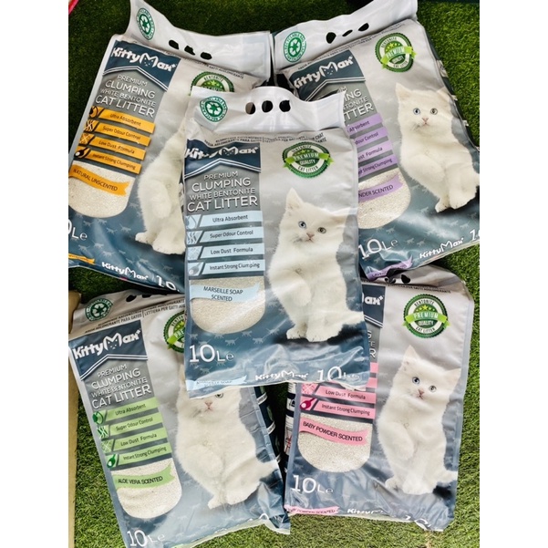 Cát vệ sinh cho mèo Kitty Max Bao 10L