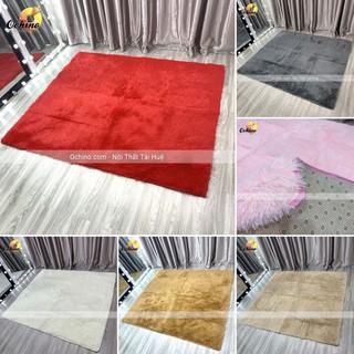 Thảm lông Trải Sàn cao cấp 1m8-2m (Dày dặn và có mặt sau chống trơn Trượt)