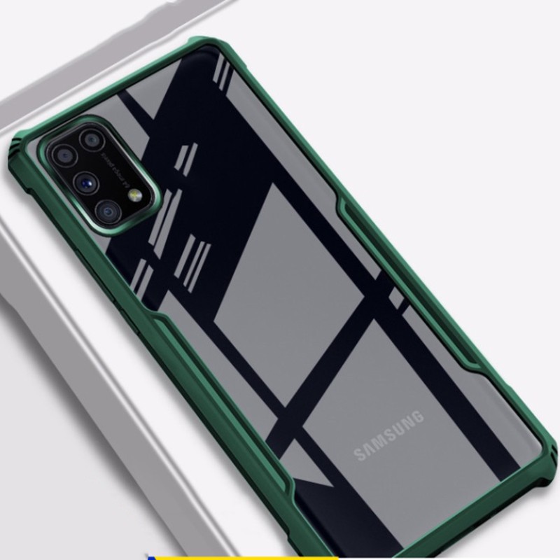 Ốp Điện Thoại Siêu Mỏng Chống Sốc / Trầy Xước Cạnh Acrylic Mềm Màu Trong Suốt Cho OPPO A92 A72 A52
