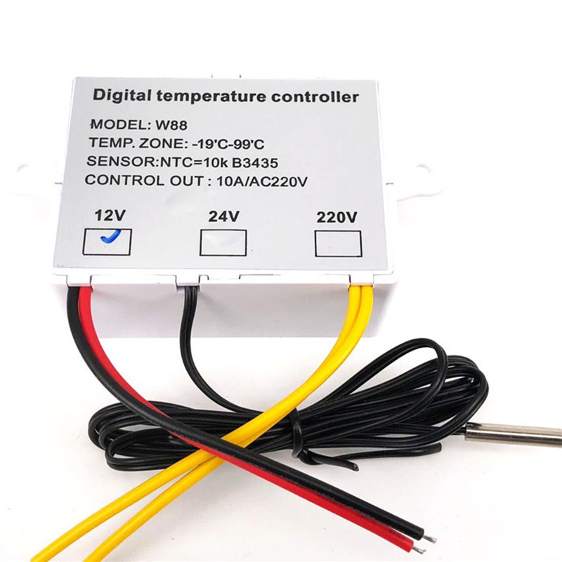 Bộ Điều Khiển Nhiệt Độ Kỹ Thuật Số W88 12V/220V 10A W1411