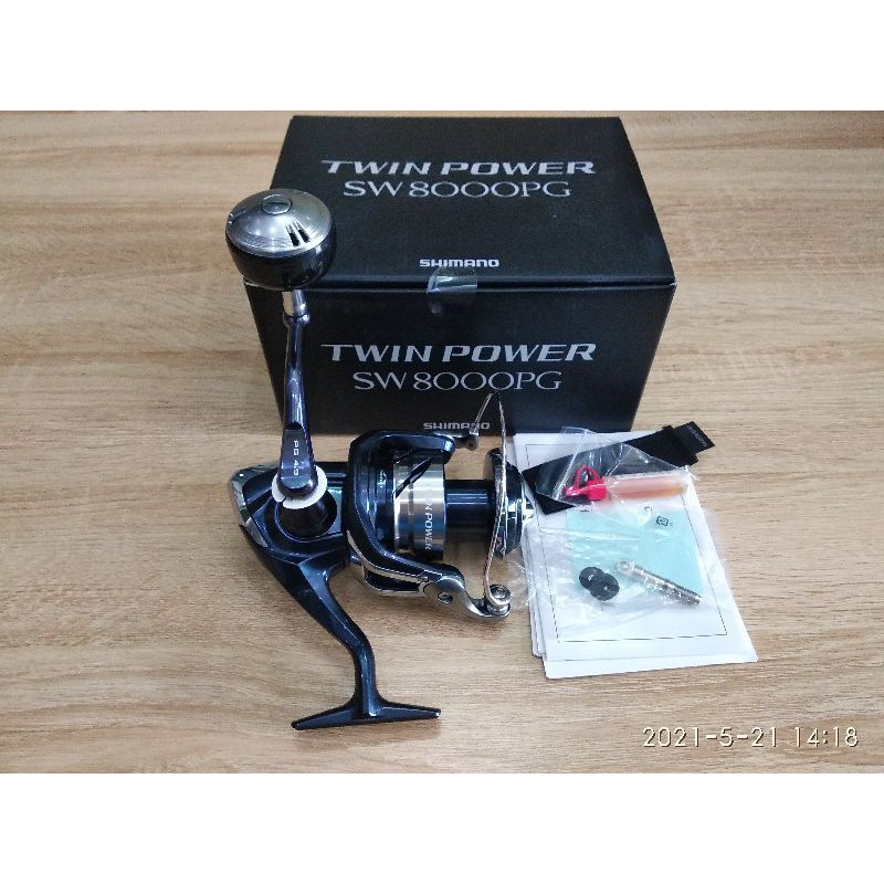 Máy Câu Cá Shimano 2021 Twin Power SW 8000PG - Máy Đứng
