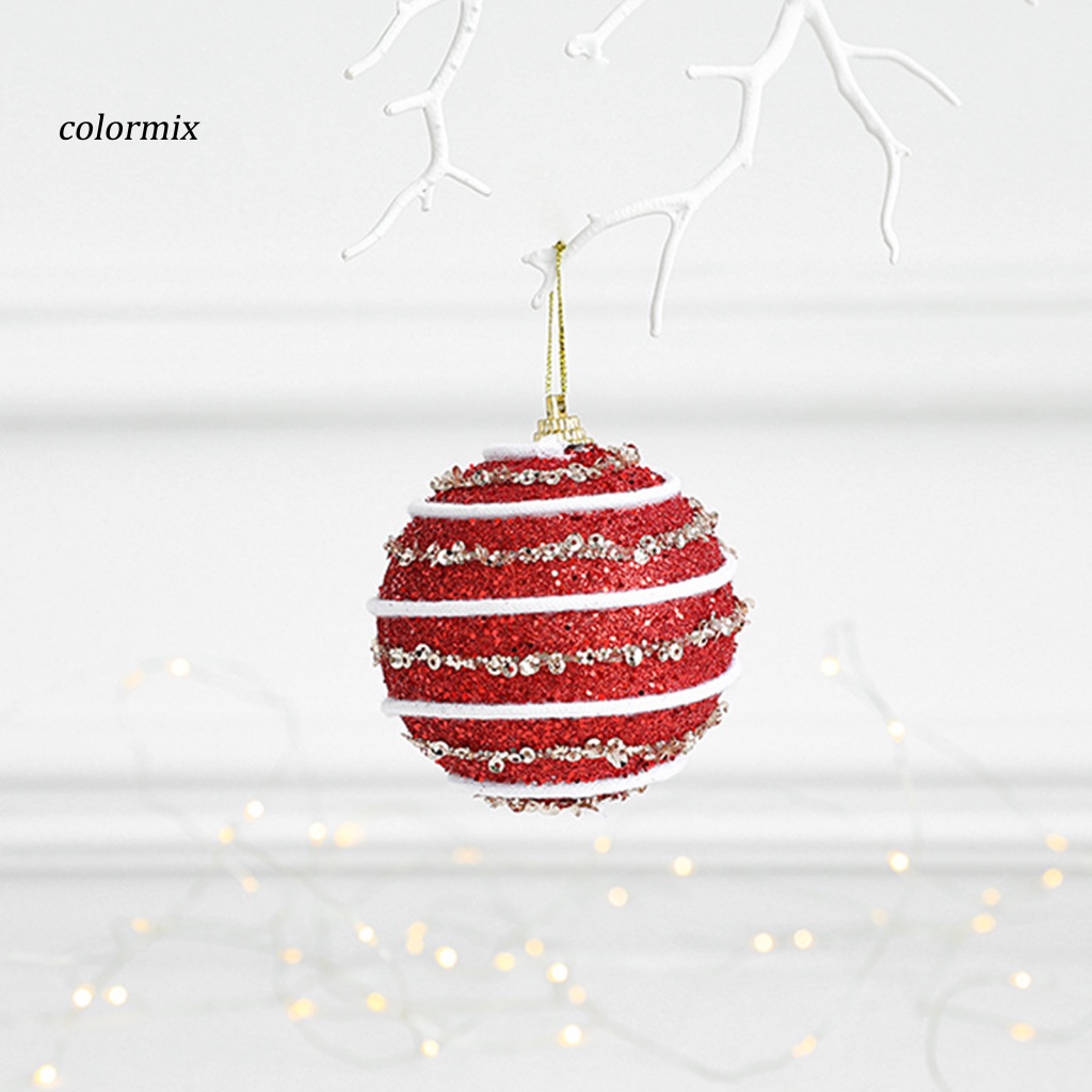 Quả Châu 8cm Trang Trí Cây Thông Giáng Sinh