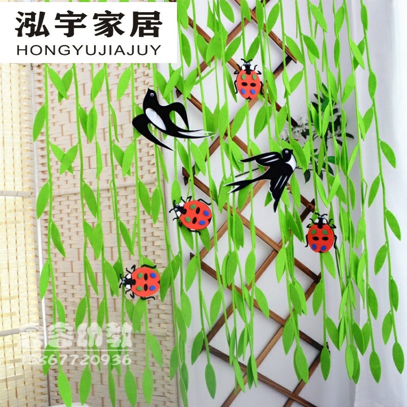Chim én nỉ trang trí chào mừng xuân - Trang trí mầm non , trang trí thủ công