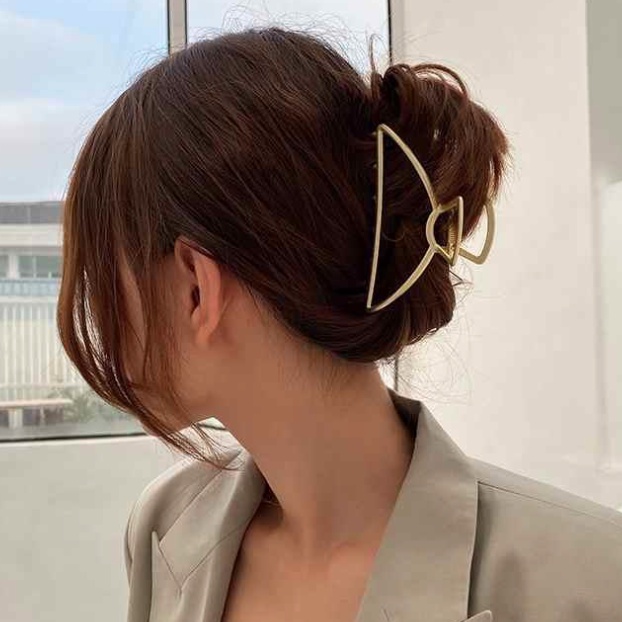[4 mẫu]Kẹp Tóc Nữ Hottrend Cặp Càng Cua Kim Loại Sang Chảnh Xinh Xắn KT21D