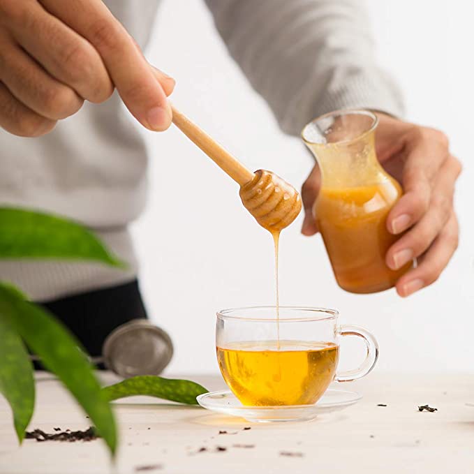 Thanh Khuấy Mật Ong Bằng Gỗ Nhỏ Gọn Cầm Tay Tiện Dụng