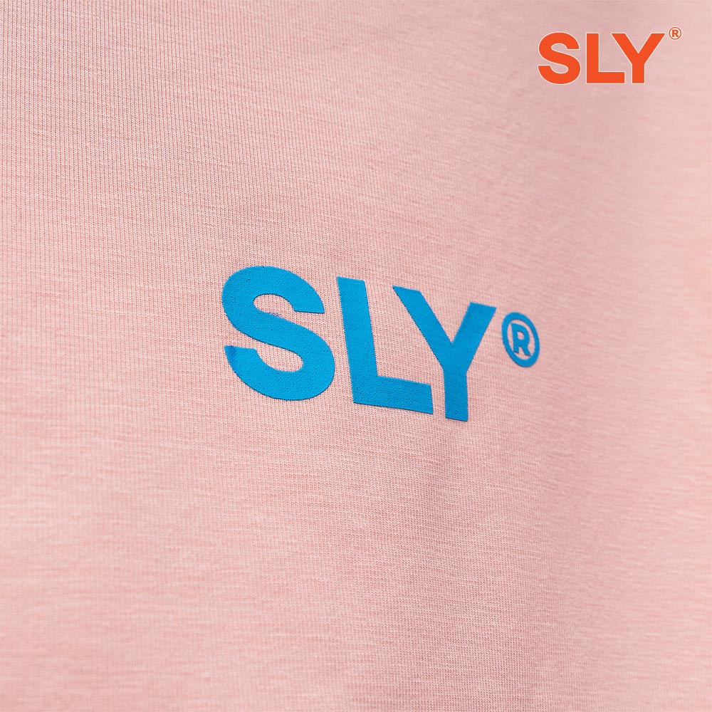 Áo Thun SLY Logo Cube màu Hồng