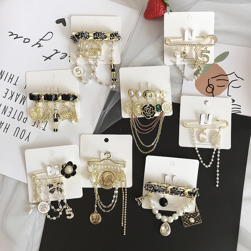 Ghim Cài Áo Kim Loại Hình Chú Ong Đính Ngọc Trai Thời Trang