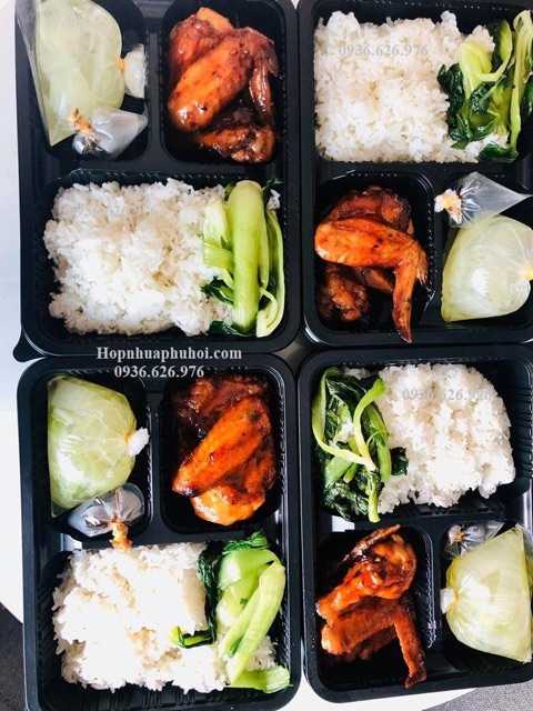 Hộp nhựa đựng cơm 3 ngăn Phú Hội