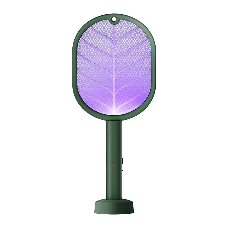 Mới mẻ điện muỗi hai trong một chiếc bẫy muỗi đèn usb sạc mini tường nhà sốc điện màu xanh lá cây