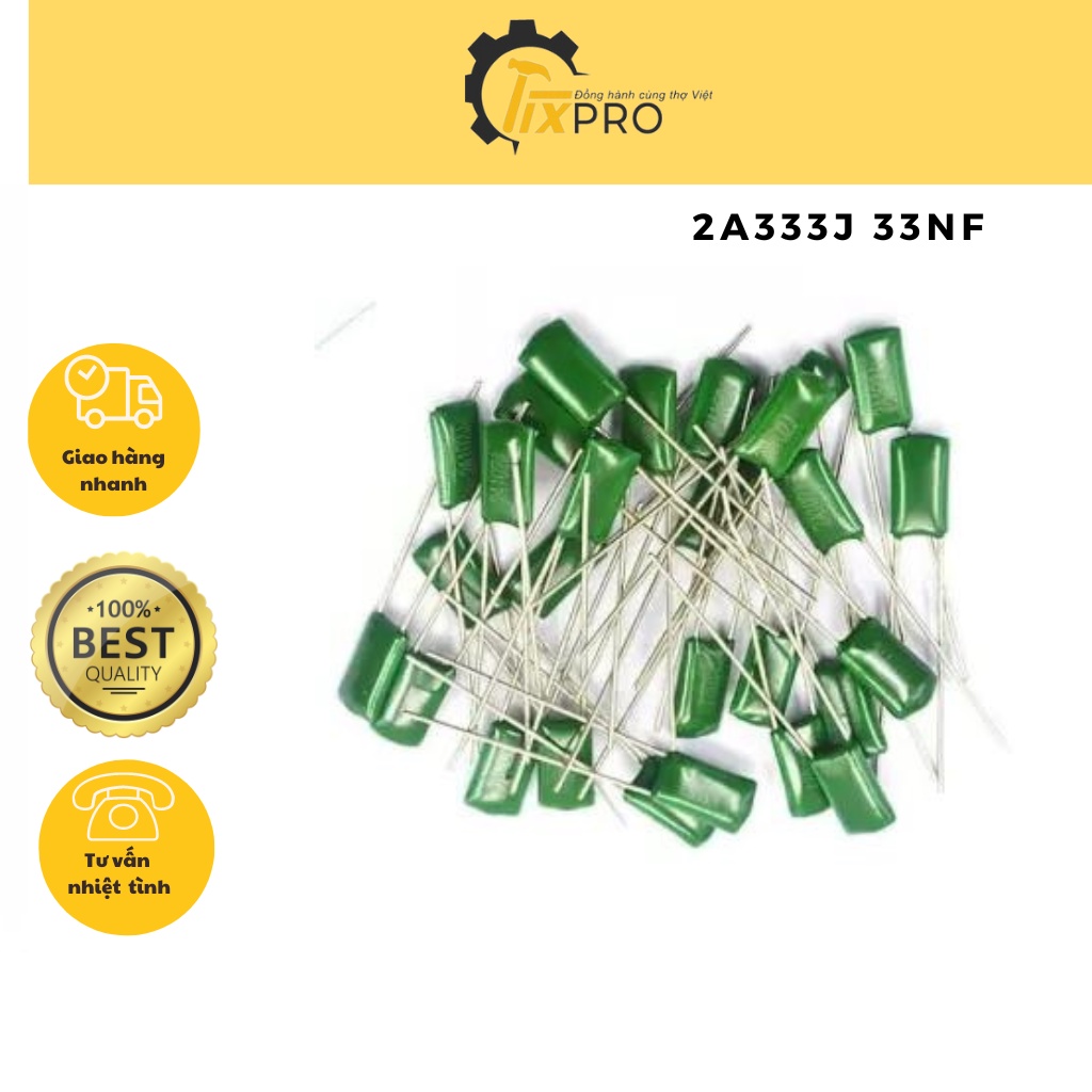 Tụ mica 2A333J 33nF 100V (10c)