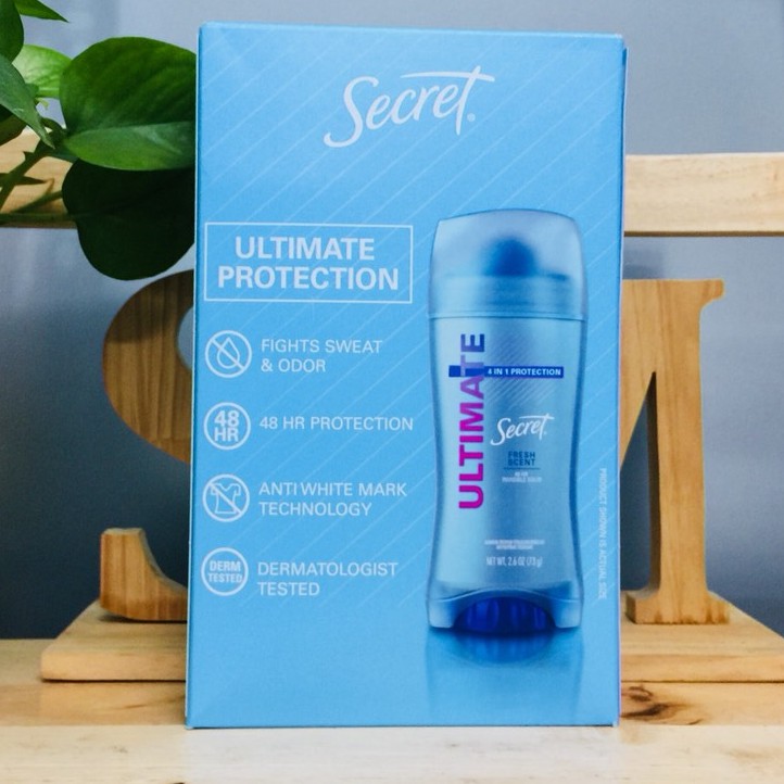 [date 6/2022]Lăn sáp khử mùi nữ SECRET ULTIMATE FRESH SCENT 73g của MỸ ( ULTIMATE 4 IN 1 PROTECTION) | BigBuy360 - bigbuy360.vn