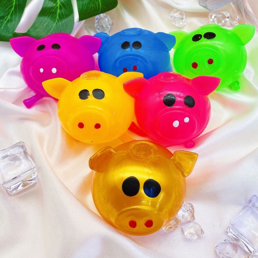 Squishy gudetama trứng bóp trut giận heo bẹp dí LỢN BẸP DÍ