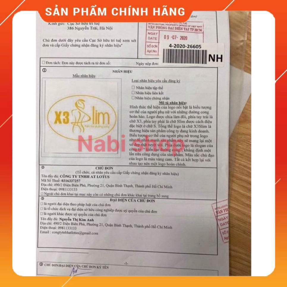 GIẢM CÂN SLIM X3 ( Tặng kèm Detox ban đêm)