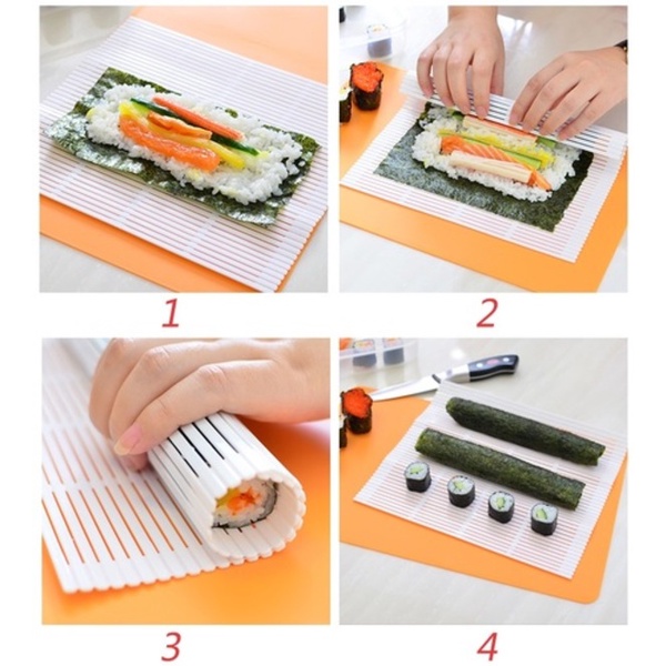 Mành cuộn Sushi bằng nhựa (cỡ vừa)