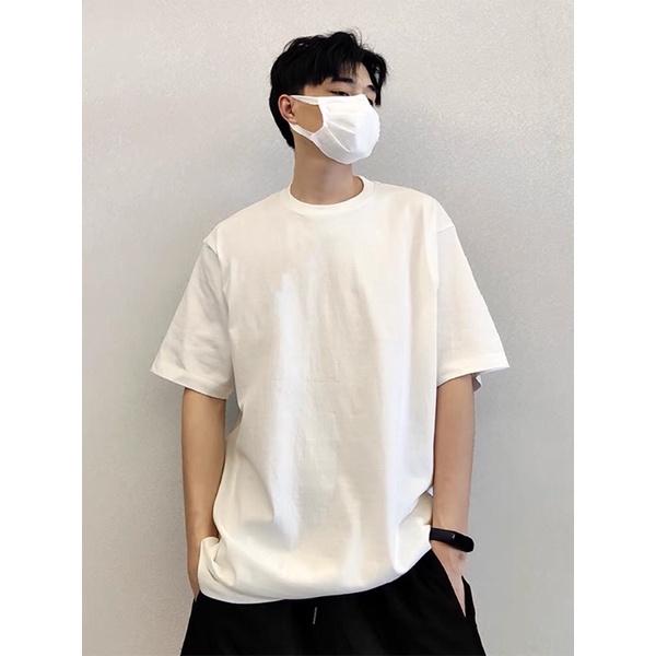 Áo thun trơn chất cotton sịn tay lỡ CoolZ phông Unisex nam nữ Cotton oversize form rộng phong cách Hiphop CZ063