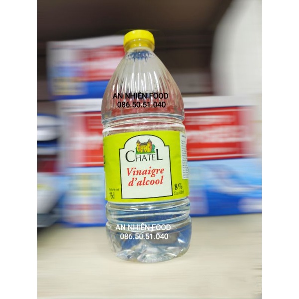 Giấm Trắng Chatel Pháp 750ml annhienfooddeli