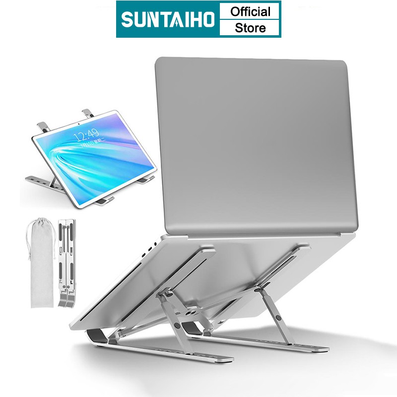 Giá Đỡ Suntaiho Cho MacBook Pro IPad Mini Air Hình Chữ Y Bằng Hợp Kim Nhôm/ABS