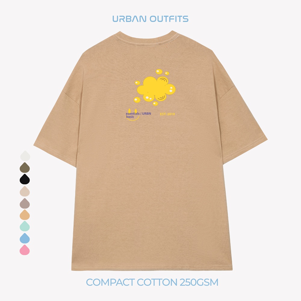 Áo Thun Tay Lỡ Form Rộng URBAN OUTFITS ATO144 Local Brand In Hình ver 2.0 Chất Vải 100% Compact Cotton 250GSM