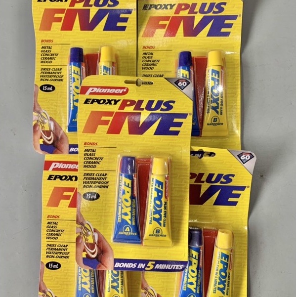Keo epoxy 2 thành phần five plus siêu dính chính hãng pioneer